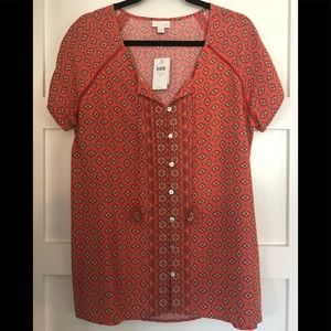 Pretty print summer tunic